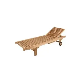 Garden Pleasure Sonnenliege SOLO braun Holz