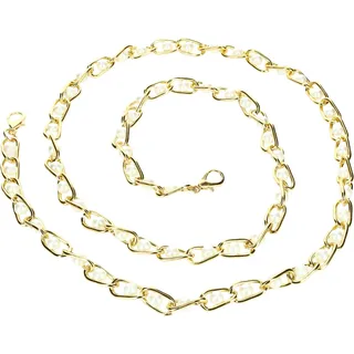 Handyschmuck, Perlenkette, 110cm lange Kette – Gold - Gold