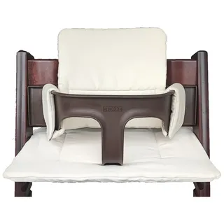 Shabany® Hochstuhl Sitzkissen 100% Bio Baumwolle | Classic Kissen Sitzbezug | Hochstuhlauflage | 2-teilig passend für Stokke Tripp Trapp Kinderhochstuhl |maschinenwaschbar | einfache Befestigung