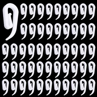 ANSIO ANSIO® Vorhanghaken, Bleistiftfalten, Vorhanghaken, Kunststoff, für Türvorhänge, Fenstervorhänge, Größe 2,8 cm x 1,2 cm, 100 Stück