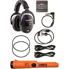 Garette Headphone Kit Garrett Z-Lynk MS-3 Wireless Headphone Kit with Z-Lynk Pro-Pointer at, orange, OS FA, 1142210