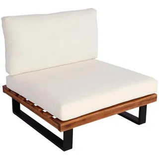 MCW Lounge-Sessel Schwarz/Cremeweiß