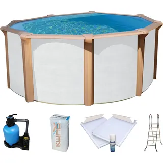 KWAD Rundpool Supreme 360 x 132 cm inkl. Bodenisolationsset