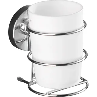 Wenko Vacuum-Loc Zahnputzbecher Milazzo chrom