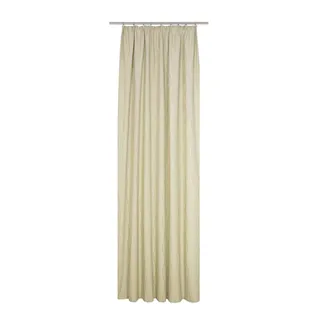 Wirth Fertigschal mit Kräuselband, Polyester-Baumwolle, beige, 150 x 132 cm, 1, Einheiten