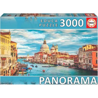Educa - Venedig Canale Grande 3000 Teile Panorama Puzzle