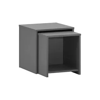 MÖBELPARTNER Smash Beistelltische-Set anthrazit