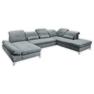 ed exciting design Wohnlandschaft Anthrazit - grau