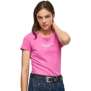 Pepe Jeans New Virginia Kurzarm-t-shirt - Dark Rose - XS