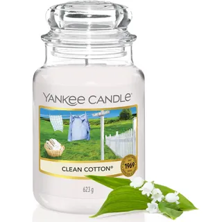 Yankee Candle Clean Cotton große Kerze 623 g