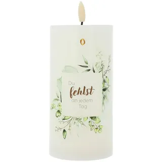 Kerze MIT Led , Multicolor , Paraffin , 7.5x18x7.5 cm , Dekoration, Kerzen & Kerzenhalter, LED-Kerzen