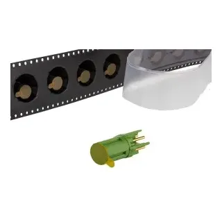 BTR MMT060A115-G2 Leiterplatteneinsatz M12, D-kodiert 4-polig, grün, Tape Reel MMT060A115G2  - 160 Stück