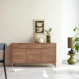 Gabrielle - Sideboard aus massivem Mangoholz, 150 cm