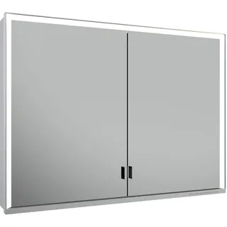 KEUCO Royal Lumos Spiegelschrank Wandvorbau 2-türig, lange Tür, 1000mm, 14304172301, Ausführung: ohne Dali Steuerung