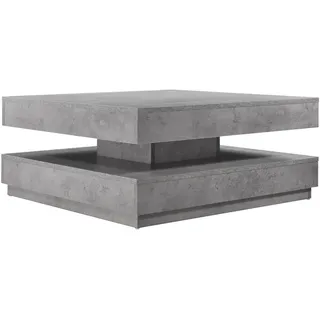[en.casa] Couchtisch Florenz 76x76x38 cm Betonoptik
