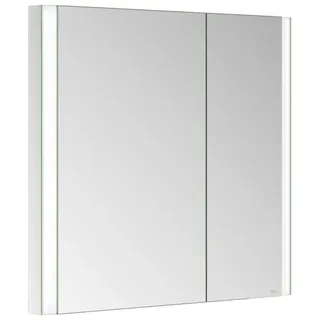 KEUCO SOMARIS Spiegelschrank Wandeinbau 2-türig, asymetrisch, 800mm, 14512002200, Farbe: Verspiegelt