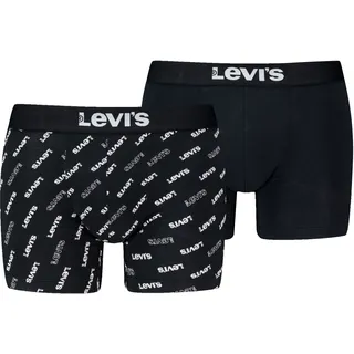 Levi's® Boxershorts, (2er-Pack), mit stilvoller Musterung Levi's® Black/white S