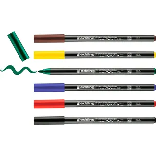 edding 4200 Porzellanpinselstift 6 St. family sortiert