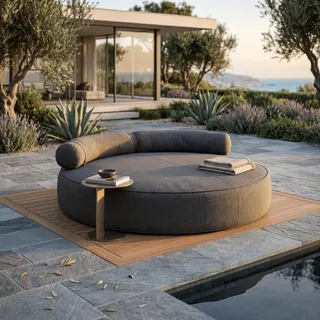CLEMENTO Dulco Daybed Aluminium Sunbrella