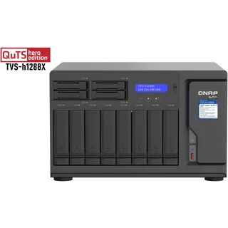 QNAP TVS-h1288X Leergehäuse Schwarz