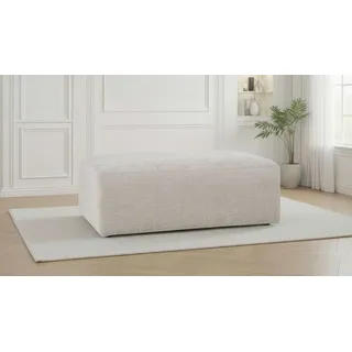 OTTO home Polsterhocker »Koa Pouf, Webstoff, Cord, Struktur, Chenille«