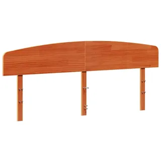 vidaXL Kopfteil Wachsbraun 180 cm Massivholz Kiefer - Braun