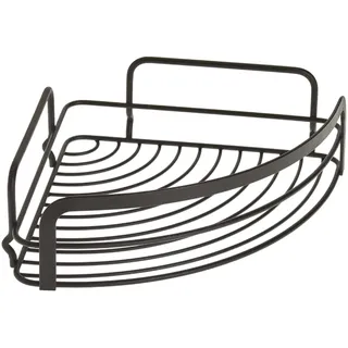 Metaltex Origin Lava Eckregal, schwarz, 20 x 20 cm