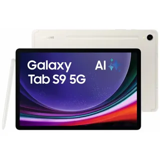 Galaxy Tab S9 11.0'' 128 GB Wi-Fi + 5G Beige
