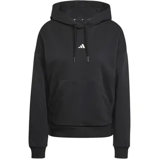 adidas Essentials Small Logo Feel Cozy Kapuzenpullover Black / White S