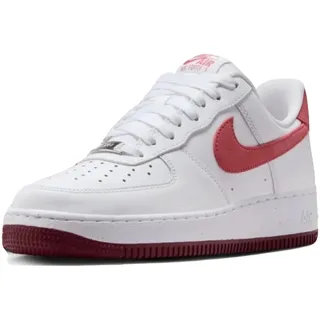 Nike Air Force 1 '07 Sneaker, Weiß Adobe Team Red Dragon Rot, 38