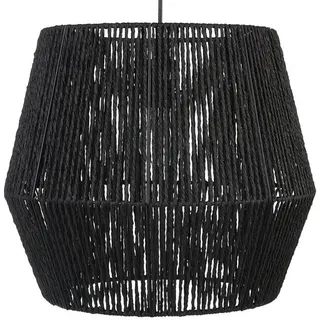 Beliani Gweru 1-flg. 30 cm rund Schwarz/Papier