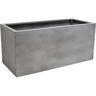 Vivanno Pflanzkübel Maxi 100 cm x 45 cm x 45 cm Betonoptik Grau