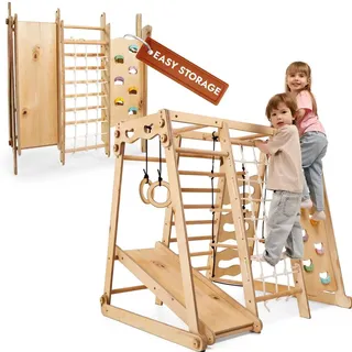 goodevas Kletterdreieck 9-in-1 Beige