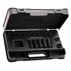 USAG U02359281 - 235 1/2 M/C21 - Set mit Schlagschraubereinsätzen in ABS-Koffer (18 Teile)