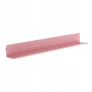 Jan Nowak Wandregal Bücherleiste Bilderleiste aus Metall Joanne 120 cm Rosa