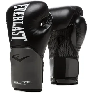 EVERLAST Unisex Erwachsene Boxhandschuhe Pro Style Elite Glove Handschuhe Schwarz / Grau 8oz