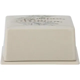 Bloomingville Bea Butterdose, Natur, Steingut; L15xH7,5xW12,5 cm
