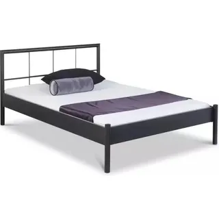 Metallbett Daisy – 120 x 200 cm / dunkelgrau - Dunkelgrau