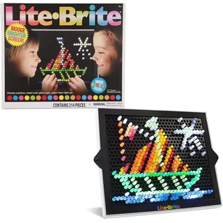 BasicFun Lite-Brite das Original - LED-Leucht-Zeichenbrett mit Farben - Leuchtendes Spielzeug für Kinder.