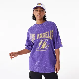New Era Nba Washed Los Angeles Lakers T-shirt - Purple - M