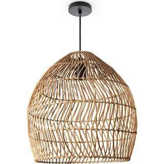 Paco Home ORNA 1-flg. Ø 40 cm Rattan braun