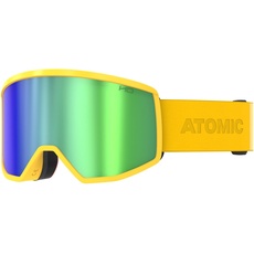 ATOMIC FOUR HD Skibrille - Lavender - Skibrillen mit kontrastreichen Farben - Hochwertig verspiegelte Snowboardbrille - Brille mit Live Fit Rahmen - Skibrille mit großem Sichtfeld