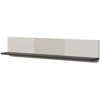 Mirjan24 Wandboard Marly Re18 , Kaschmir, Grau , Holzwerkstoff , Rechteckig , 150x30x22 cm , Wohnzimmer, Regale, Wandboards