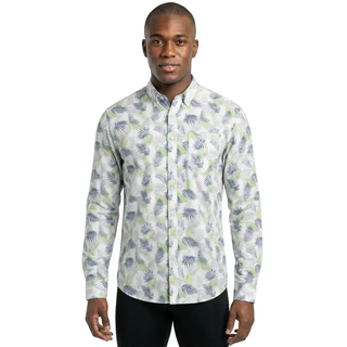 Fynch Hatton 14035080 Langarmhemd - Cool Grey - 2XL