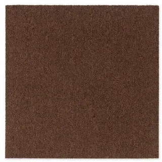Karat Esposa Teppichfliese , Dunkelbraun , Textil , Uni , quadratisch , 50x50 cm , pflegeleicht , Teppiche und Böden, Bodenbeläge, Teppichfliesen