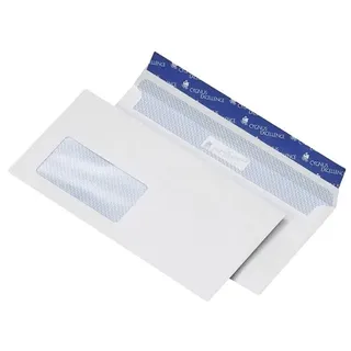 MAILmedia Cygnus Excellence® Briefumschlag, 114x229mm, haftkebend, weiß, Offset 100g, 50