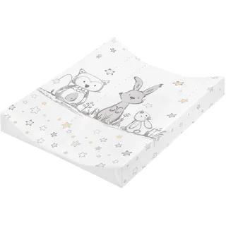 Julius Zöllner® 2-Keil Wickelauflage 50x65 cm - weiche Wickelunterlage - Baby Wickeltischauflage - Folie, wasserdicht & abwischbar - Made in Germany - OEKO-TEX Standard 100 - Sternenfreunde
