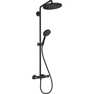 Hansgrohe Croma Select S Showerpipe 280 1jet mit Thermostat Schwarz 26890670