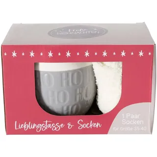 Boltze Jumbo-Tasse 0,6 l Grau 4 St.