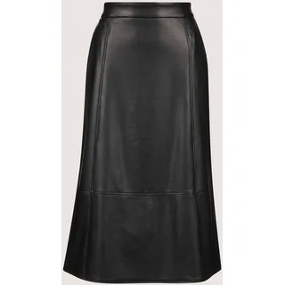 MADELEINE Midirock »Rock Schwungvoller Rock im Leder-Look«